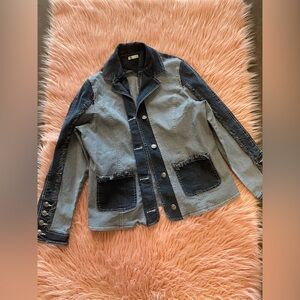 Atmosphere Two-Tone Denim Jacket